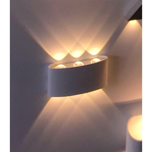 Đèn trang trí hắt tường 2 đầu 6 tia, 8 tia chống nước TN188 - Decor lighting