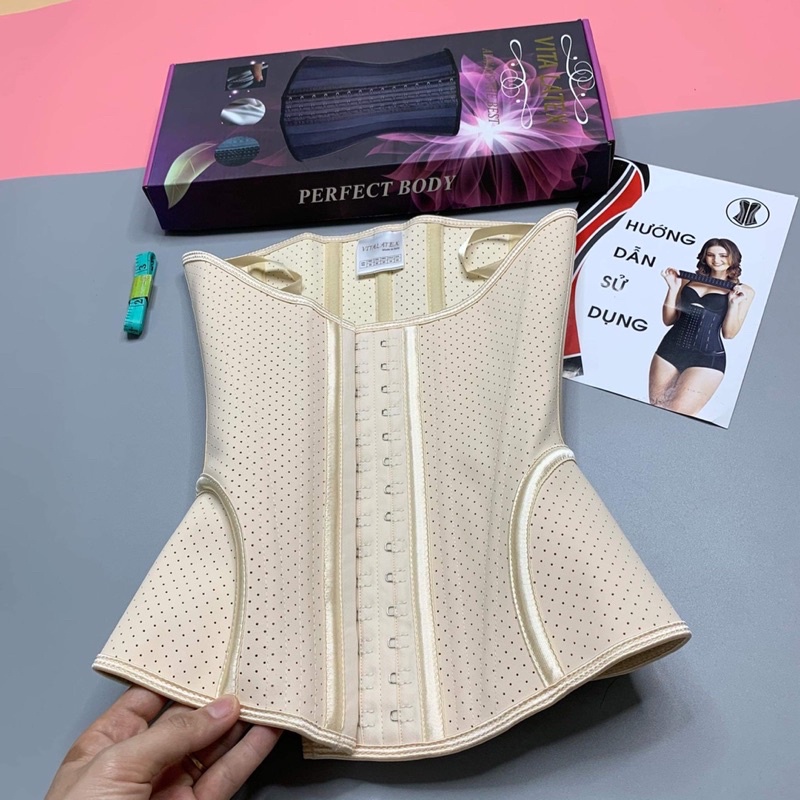 Đai nịt bụng latex định hình cải tiến mới 19 xương không ngấn mỡ lưng | BigBuy360 - bigbuy360.vn
