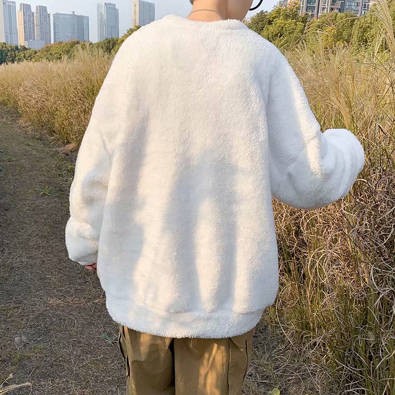 Long Sleeve Round Neck 2 Colors White Black Fashion 2020 Youth