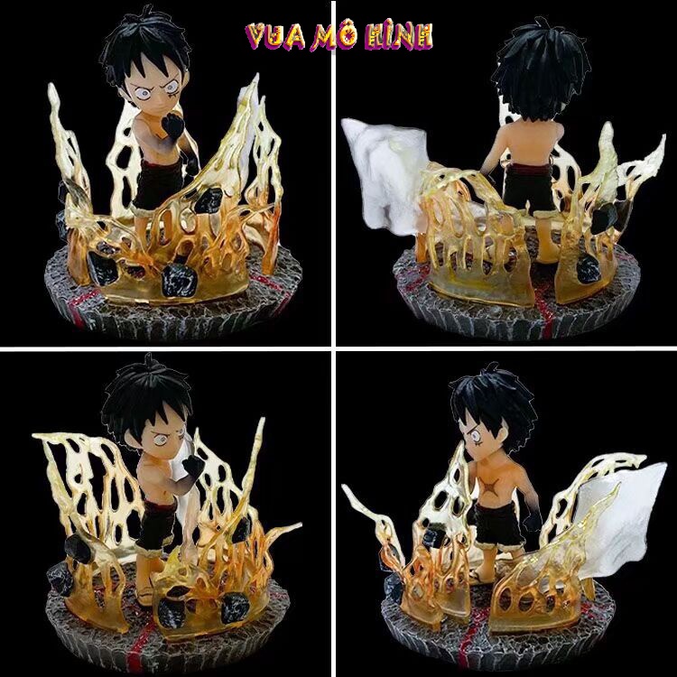 Mô hình One Piece - Figure One piece Luffy, ACE, Sanji trạng thái chiến đấu cực đẹp