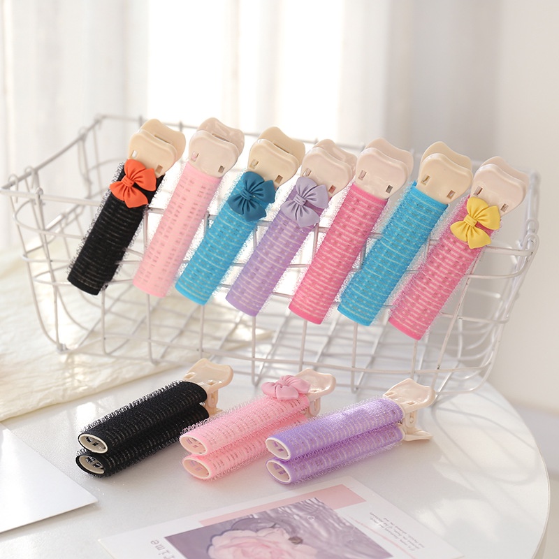 Kẹp Tóc Đính Nơ Lông Nhung Dễ Thương Xinh Xắn