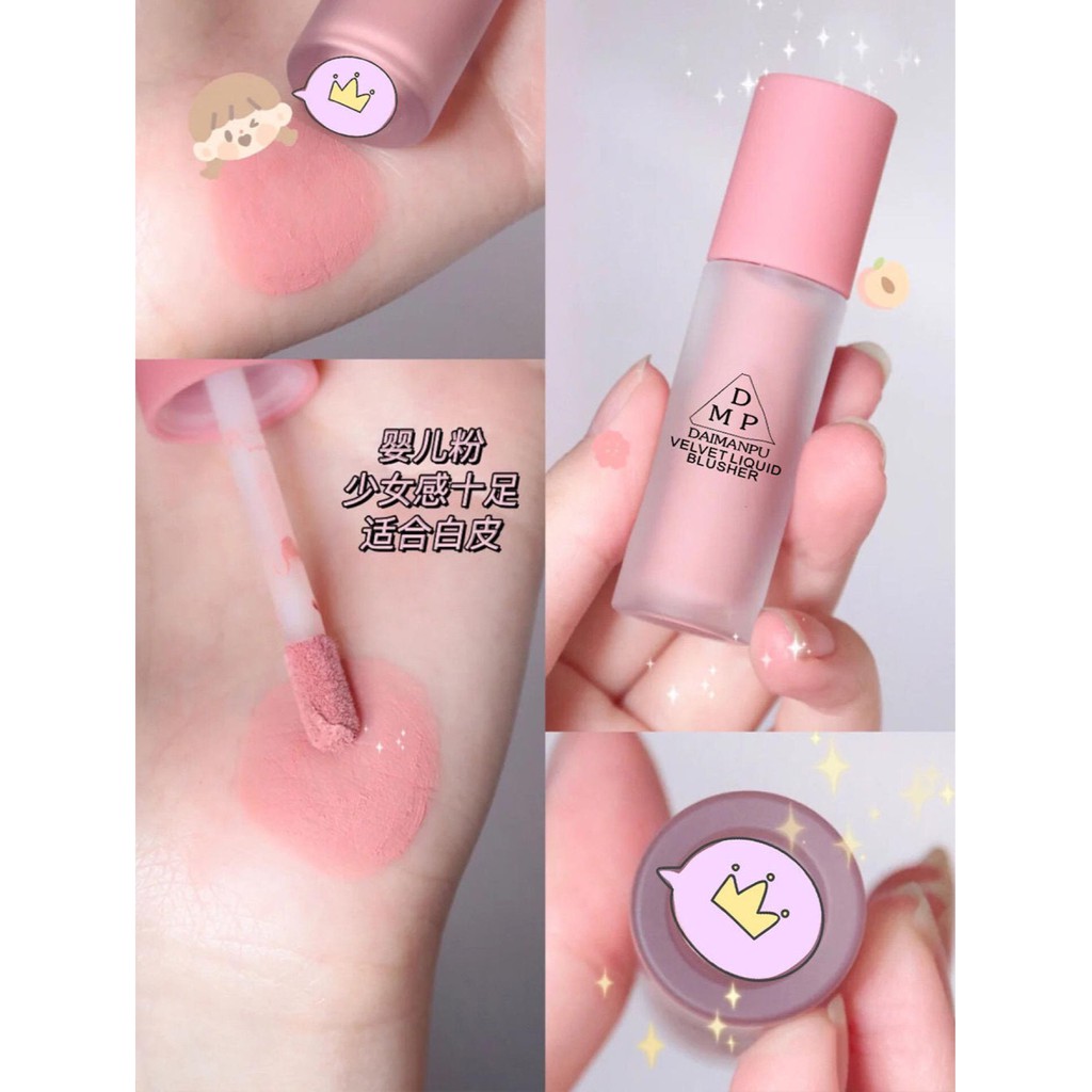 [HOT] ✨MÁ HỒNG DẠNG LỎNG DMP VELVET LIQUID BLUSHER✨