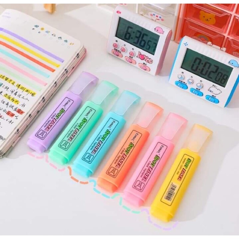 Bút highlight , bút dạ nhiều màu sắc