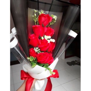 Bó 9 bông hoa sáp vĩnh cửu cao cấp