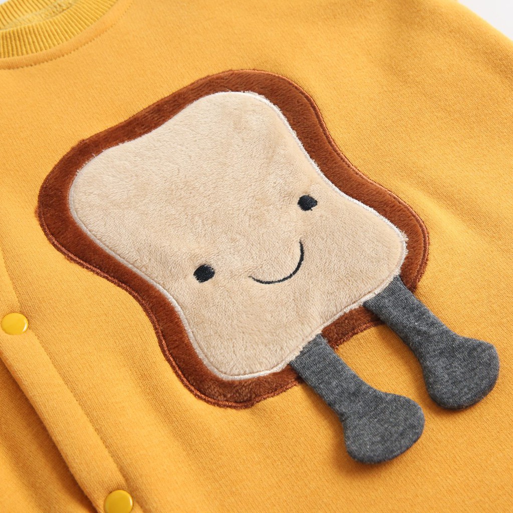 Sanlutoz Phim hoạt hình Mùa đông Tay áo dài Em bé Rompers Trẻ sơ sinh Áo Tuỳ tiện