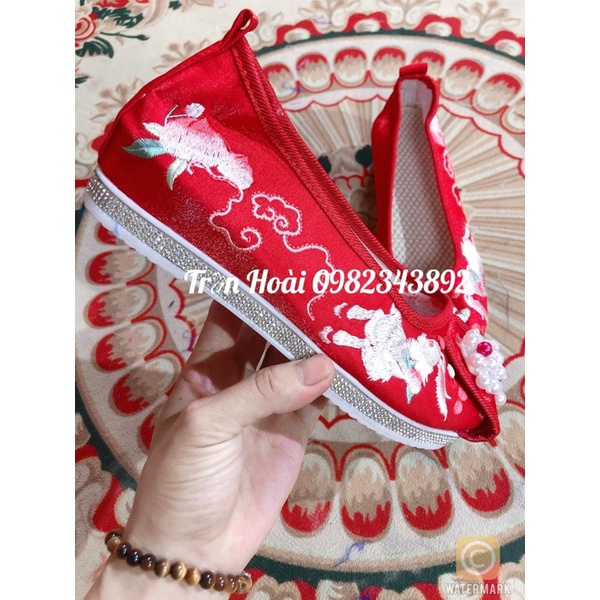 Phụ kiện hầu đồng - Hài hầu , giầy vải