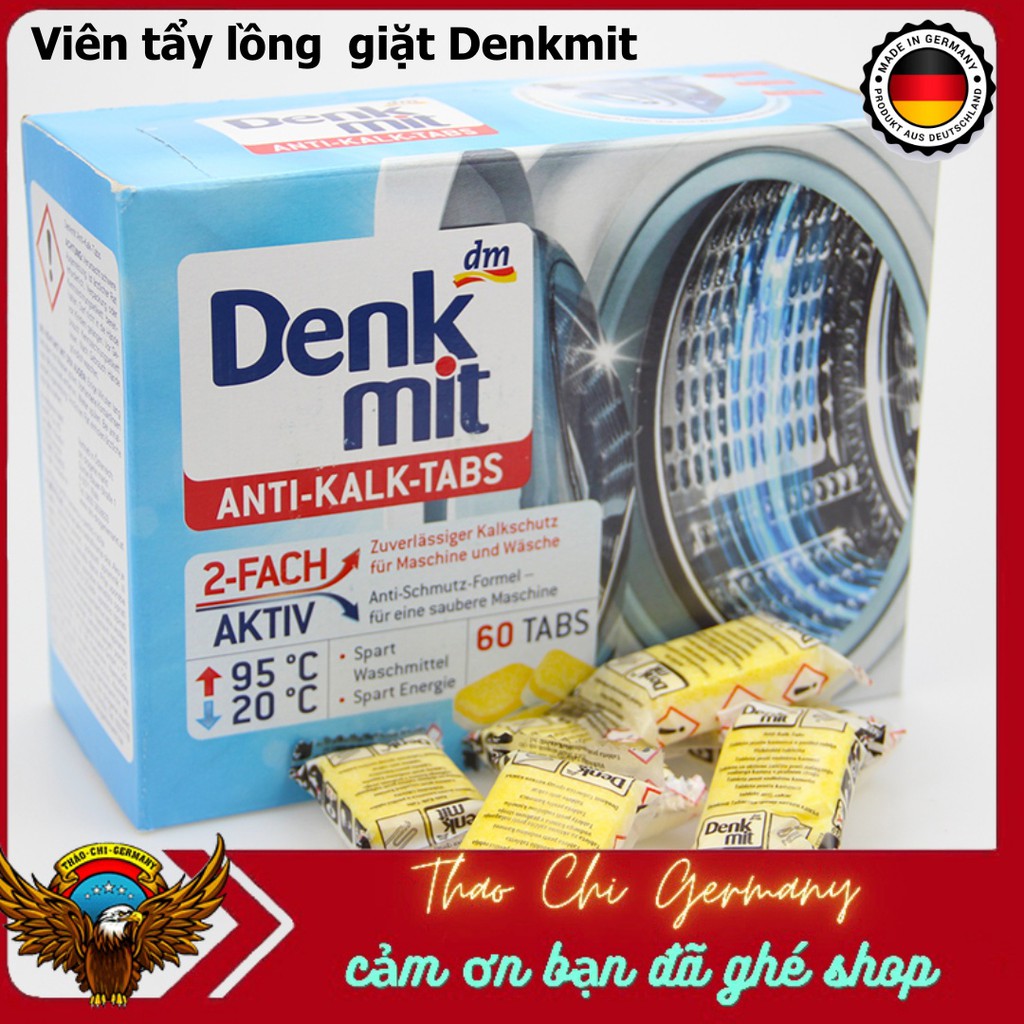 Viên tẩy lồng giặt Denkmit