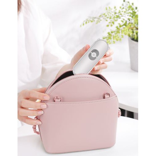 Quạt mini cầm tay sạc pin có chế độ phun sương gấp gọn Mini Tích Điện Tạo Độ Ẩm 2 in 1 nhỏ gọn | BigBuy360 - bigbuy360.vn