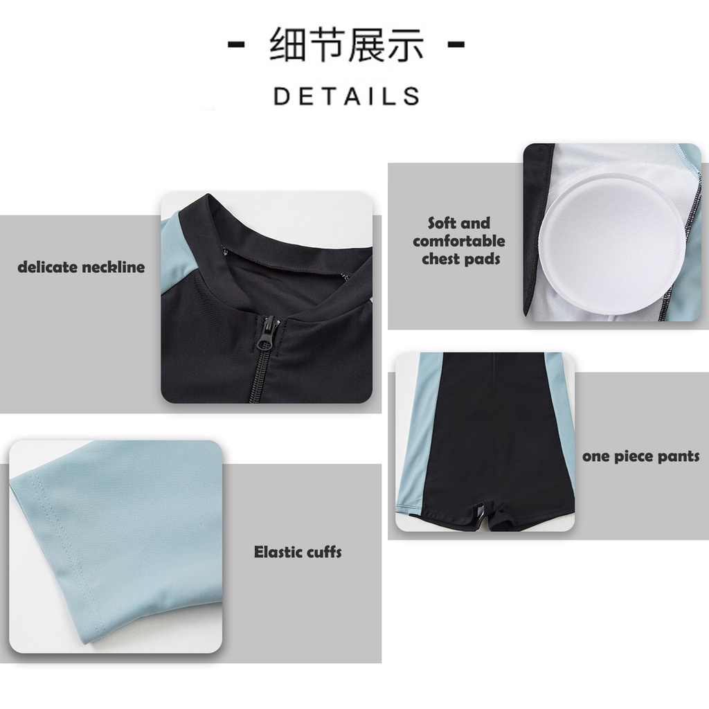 Youyou Đồ Bơi Thể Thao Một Mảnh Nổi Bật Ôm Dáng Mùa Hè Cho Nữ