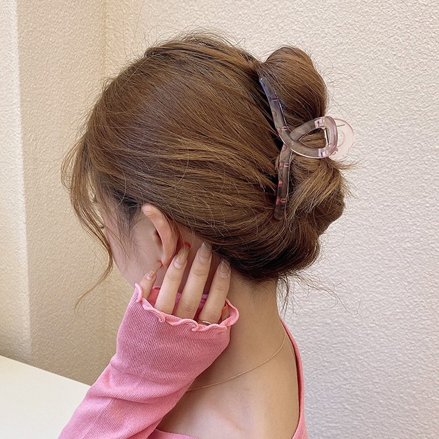 Kẹp tóc acrylic nhiều màu thời trang thích hợp cho nữ