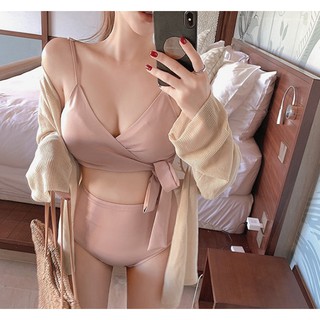 [Sẵn hồng] BIKINI 2 MẢNH VẠT CHÉO BUỘC