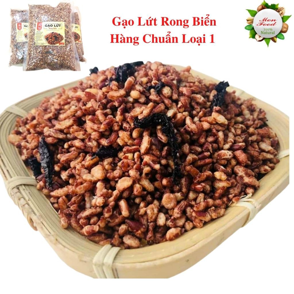 Gạo Lứt Rong Biển Sấy Giòn Ăn Liền Thơm Ngon, Gạo Lứt Ăn Dặm, Ăn Kiêng, Giảm Cân (500gam), ToFood86