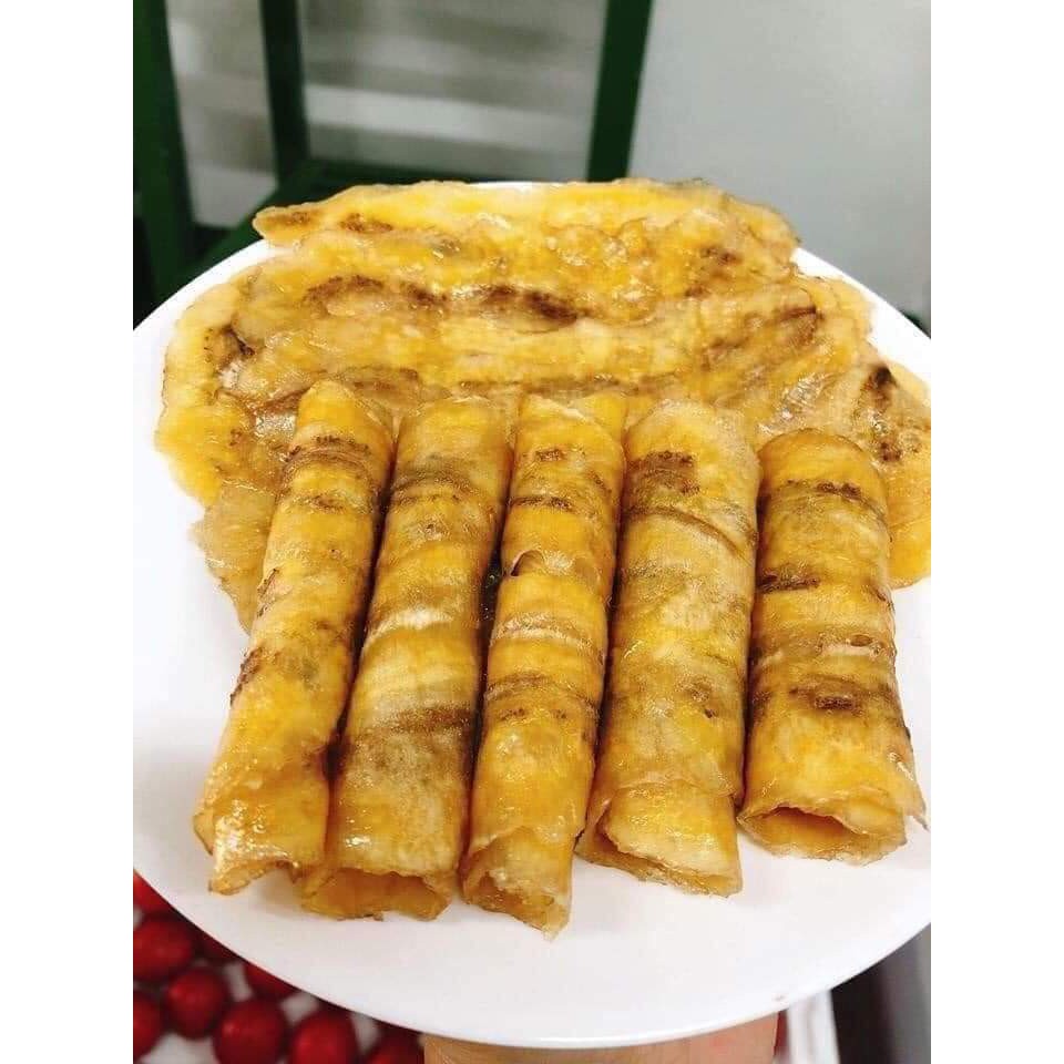 { Món Ngon} 500GR Chuối Xiêm Ép Dẻo Phơi Khô  - BÁNH LÁ MƠ SHOP