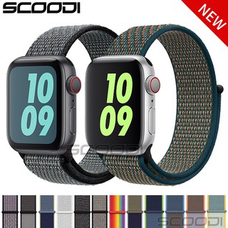 Dây Đeo Sợi Nylon Nhiều Màu Cho Đồng Hồ Thông Minh for Apple Watch Series 6 SE 5 4 3 2 1 38mm 42mm 40mm 44mm