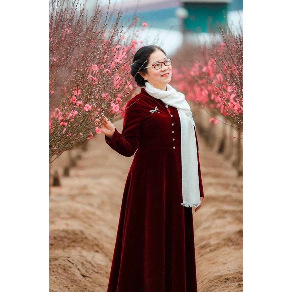 Đầm dự tiệc, đi chơi, du lịch, đi chùa cao cấp, sang trọng