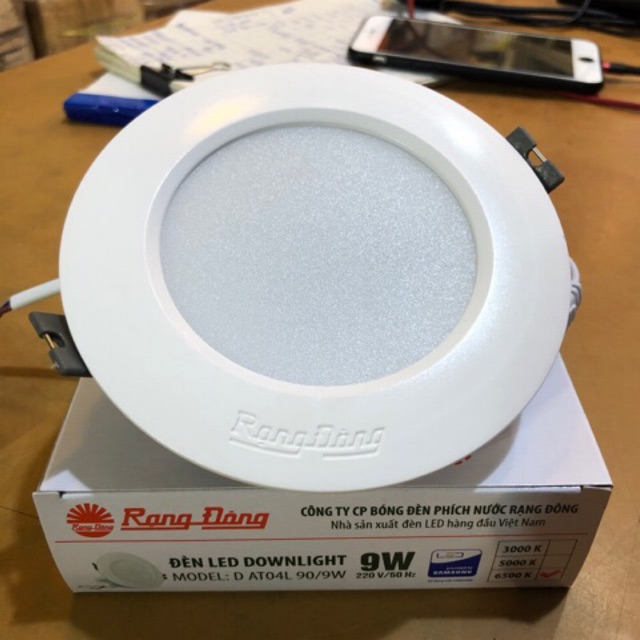 Đèn LED Downlight D AT04 90/9W rạng đông