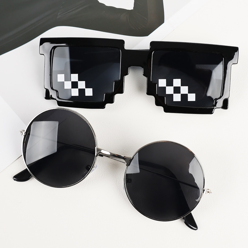 Kính Mát Gọng Tròn Bằng Kim Loại Chống Tia UV Phong Cách Cổ Điển Thời Trang Cho Nam Và Nữ