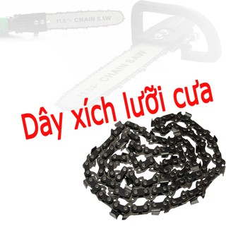 dây xích lưỡi cưa -  phụ kiện lưỡi cưa xích gắn máy mài