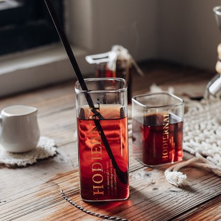 Cốc Thủy Tinh Hình Vuông Chịu Nhiệt Đa Năng Phong Cách Bắc Âu Kính