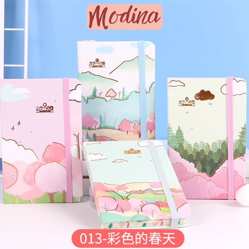 Sổ tay ghi chép a5 cute dễ thương MODINA, sổ kế hoạch bìa cứng viết kế hoạch đa năng