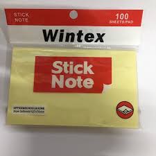 Giấy Nhớ Wintex 3x5 (76x127mm) - Giấy Stick Note Hình Chữ Nhật 3x5