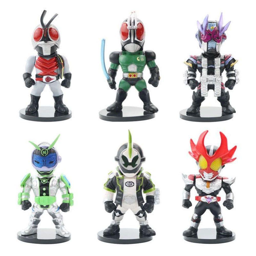 Mô Hình Kamen Rider Mặc Mặt Nạ Bằng PVC Trang Trí