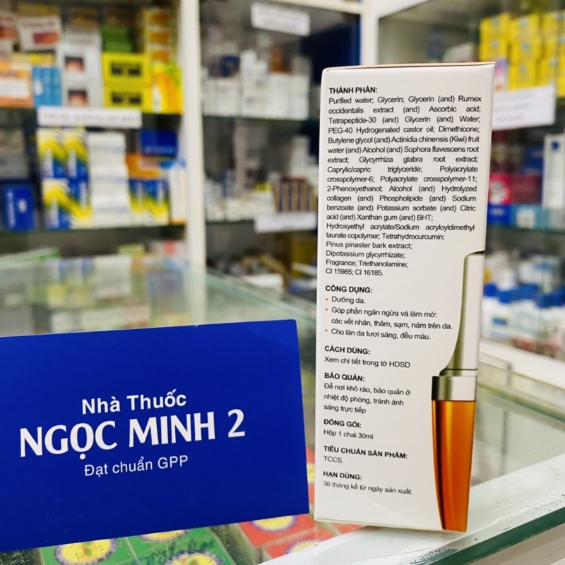 ✅ [Chính Hãng] LIS Lovin' Skin Tính Chất Thông đỏ Pháp Cô đặt xoá Nám Sạm Nếp Nhăn Da tối màu CHÍNH HÃNG từ công ty