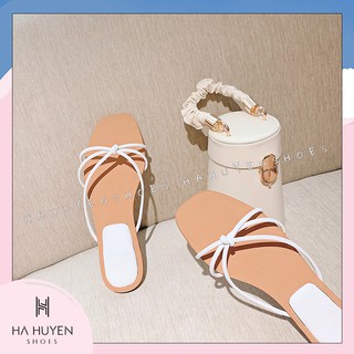 Hà Huyền Shoes - Dép nữ quai thắt nút DE126