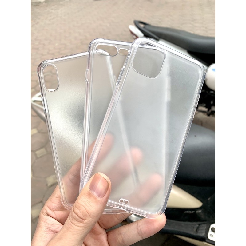 Ốp Likgus lưng kính acrylic mềm nhám mờ chống ố bất tử siêu bền IPHONE