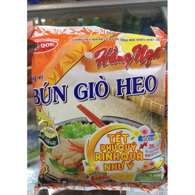 Set 5 gói Bún Giò Heo Hằng Nga Acecook 75g