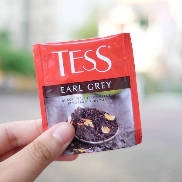 Trà túi lọc Tess của Nga - Trà xanh, trà đen, trà thảo mộc Tess hộp 25 gói x 1g