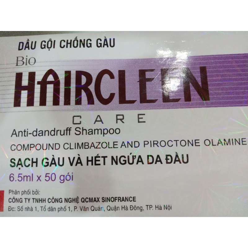 Dầu gội sạch gầu Haicleen hộp 50 gói