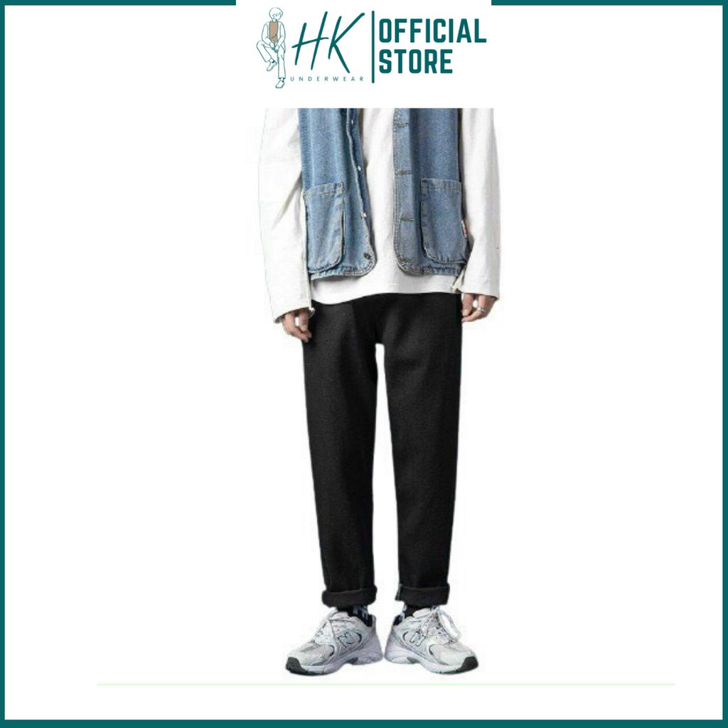 Quần Jean Baggy Nam Ống Rộng Chất Bò, Quần Baggy Nam Ống Suông là HK JB01
