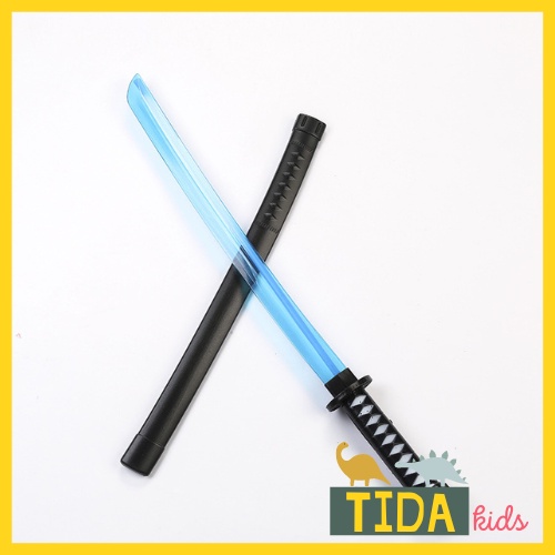 Kiếm Nhựa Đồ Chơi Katana Trẻ Em Có Vỏ Phát Sáng Siêu Nhân Samurai Cho Bé Chơi Trung Thu, Đồ Chơi Giải Trí TiDa Kids Shop