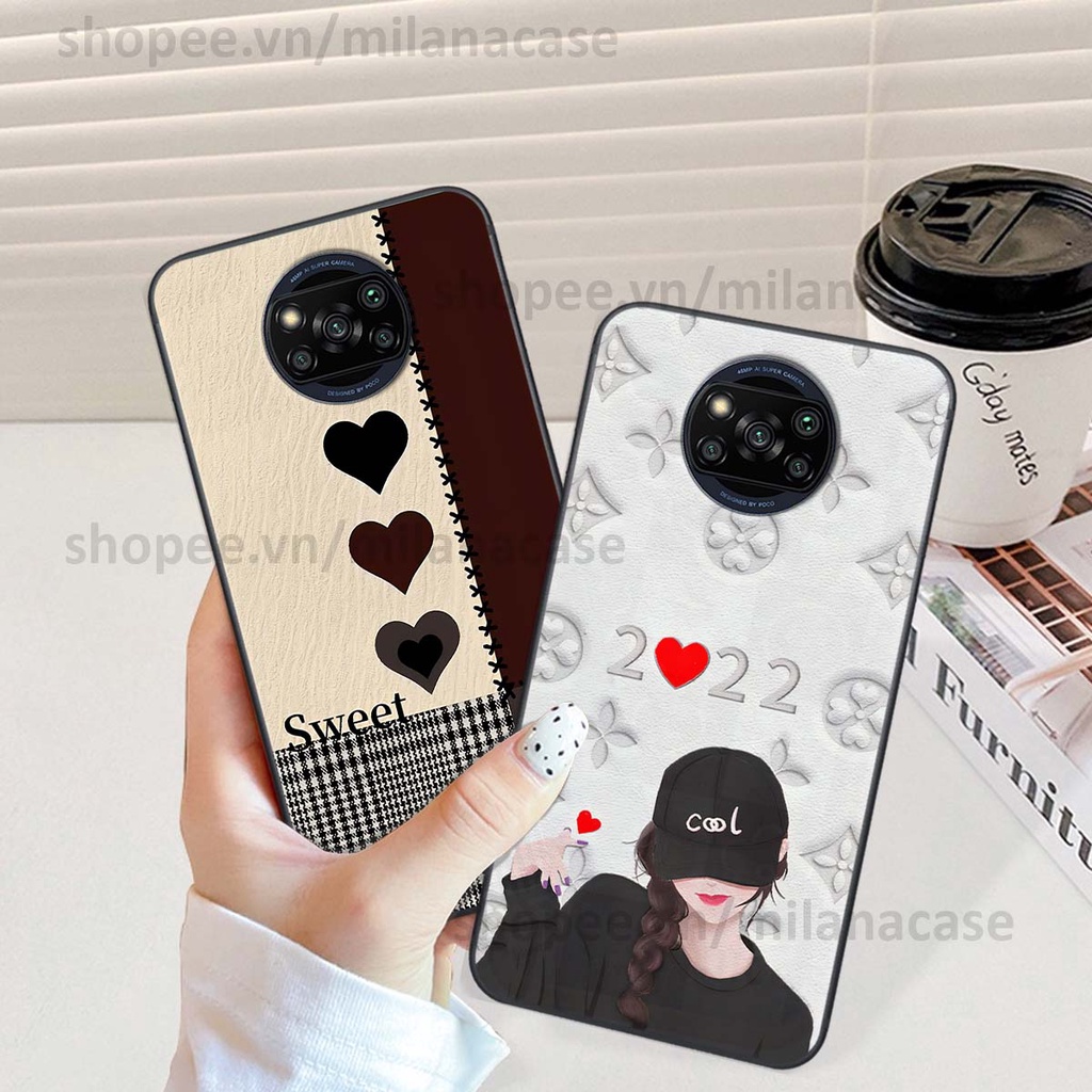 Ốp Xiaomi Poco X3 / Poco X3 Pro hình trái tim be love tình yêu siêu đẹp, cá tính, thời trang