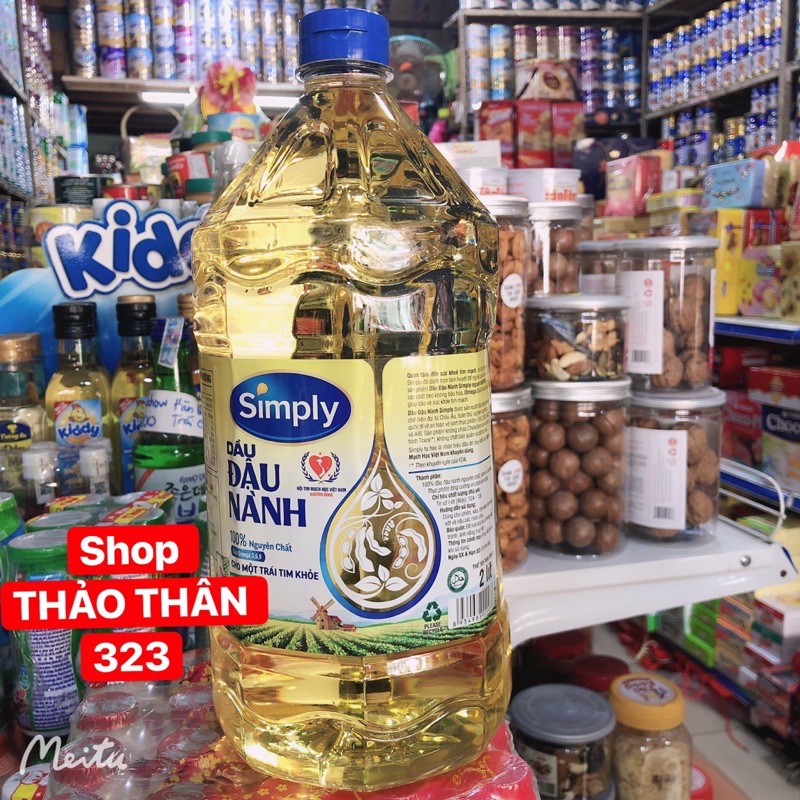 Dầu Ăn Đậu Nành Simply Nguyên Chất Cho Một Trái Tim Khoẻ