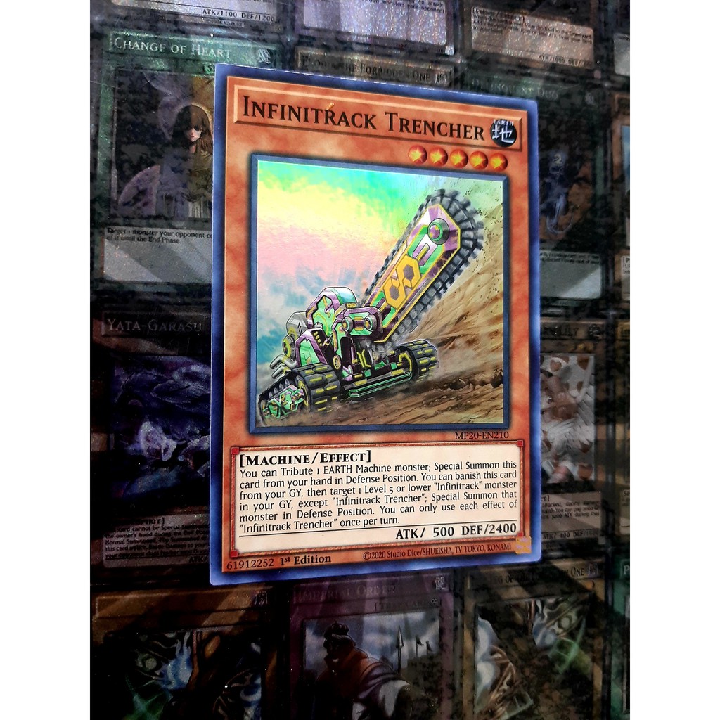 [ Đậu Phộng ] Thẻ Bài Mint90 Yugioh Monster Infinitrack Trencher - MP20-EN210 - Super