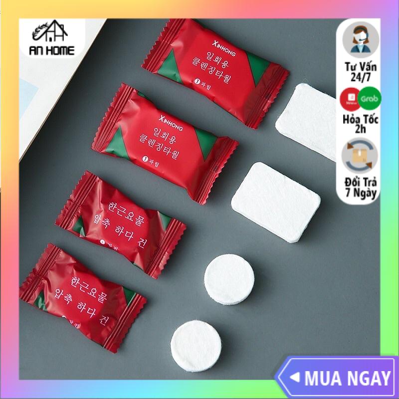 Gói 20 Khăn Giấy Nén Dạng Viên Kẹo ANHOME Tiện Dụng Giá Rẻ