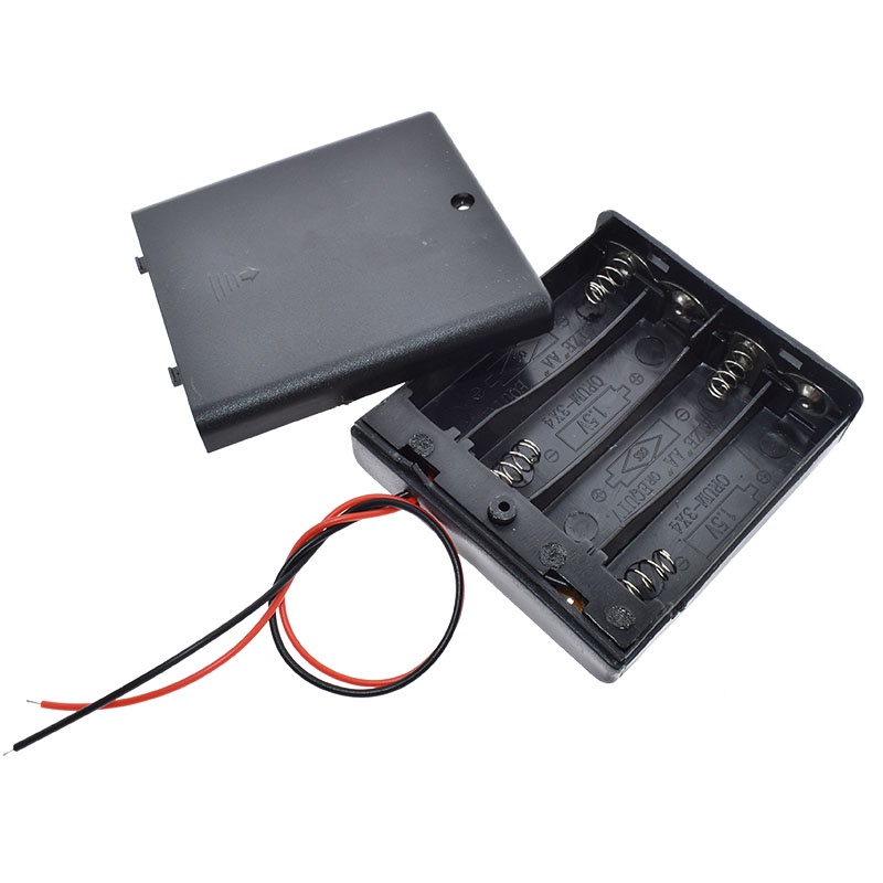 Hộp đựng pin AA loại 1 2 3 4 6 ngăn tùy chọn DIY tiện lợi