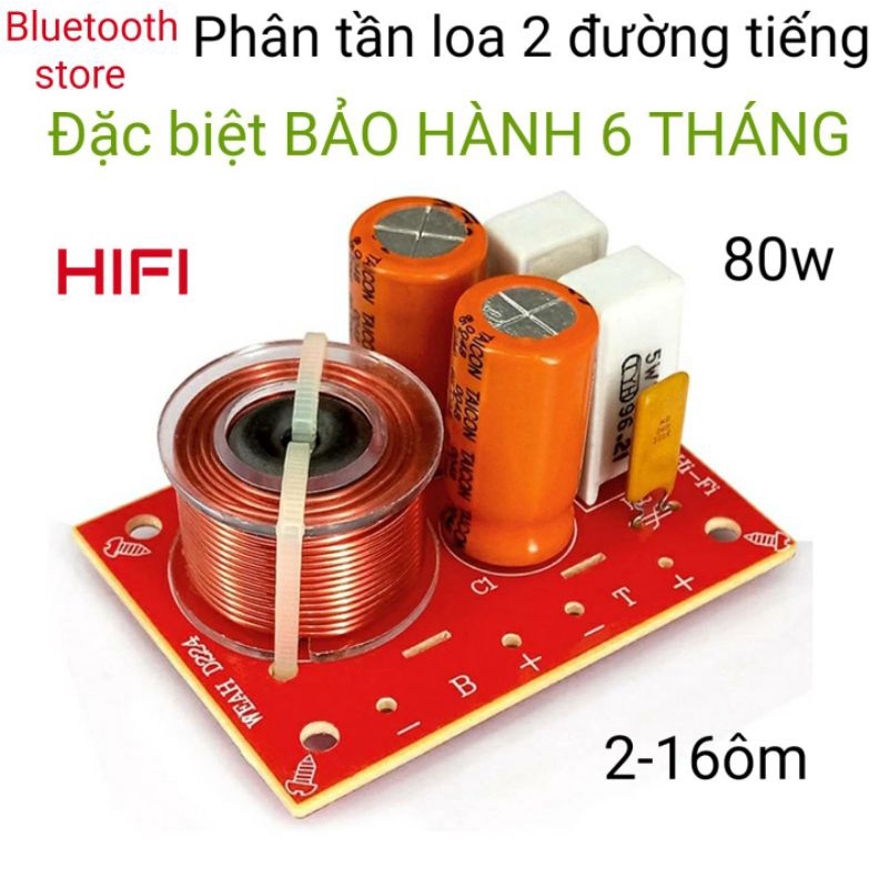 mạch phân tần loa 2 đường tiếng 2way 80w HIFI
