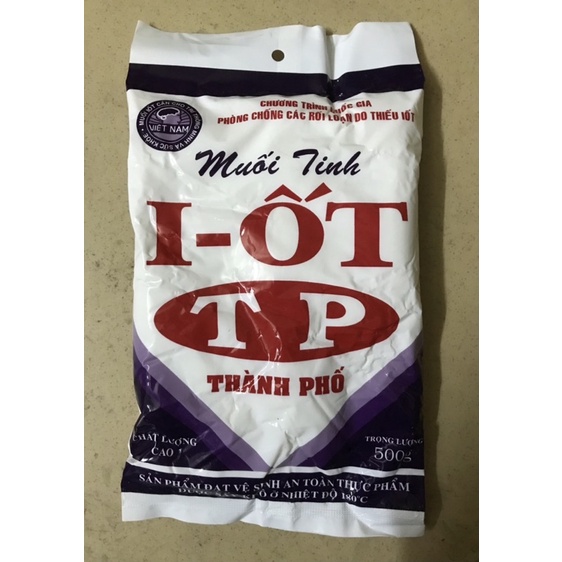 Muối tinh Iốt Thành Phố 500g
