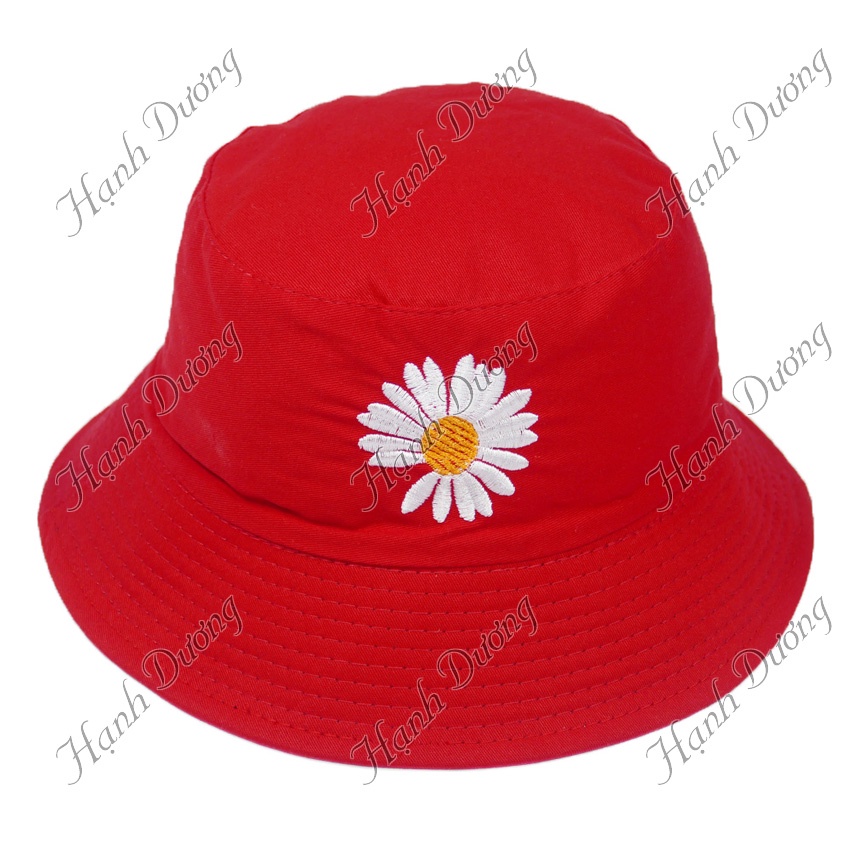 Mũ tai bèo vành nhỏ hoa cúc nón bucket 2 mặt HOA CÚC peaceminusone GDragon phù hợp cả nam và nữ