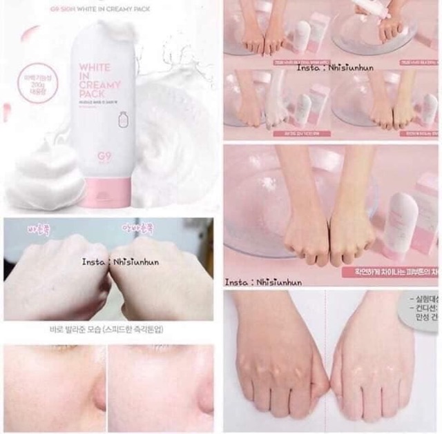 Dưỡng trắng G9skin white in creamy pack