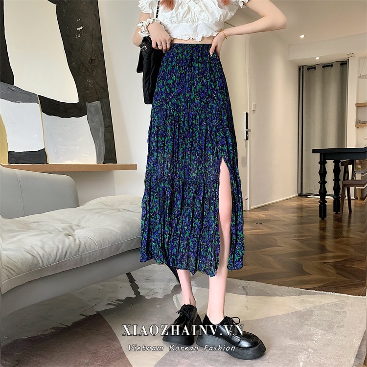 Chân Váy Midi Chữ A Lưng Cao 2 Màu Tùy Chọn Thiết Kế Mới Thời Trang Mùa Hè Dành Cho Nữ | BigBuy360 - bigbuy360.vn
