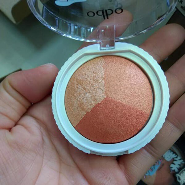 [Auth Thái] Phấn Má Hồng Có Nhũ Odbo Tông Hồng Đào Joyful Blusher OD115 No.04 - Phấn Má Hồng Tông Hồng Đào