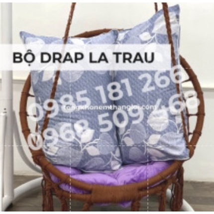 Drap Cotton 100% Thắng Lợi chính hãng Mẫu Lá Trầu IN LOGO THẮNG LỢI vệ sinh dễ dàng.