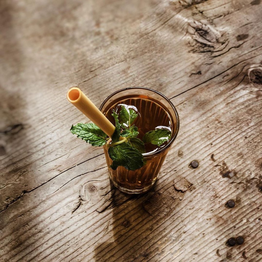 Ống hút tre (Bamboo Straws) hút trà sữa, hút sinh tố - Cọ rửa xơ dừa - Galihomecook | BigBuy360 - bigbuy360.vn