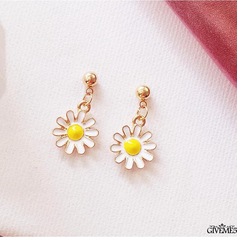 Cặp khuyên tai thời trang nữ hình bông hoa tinh tế nữ tính