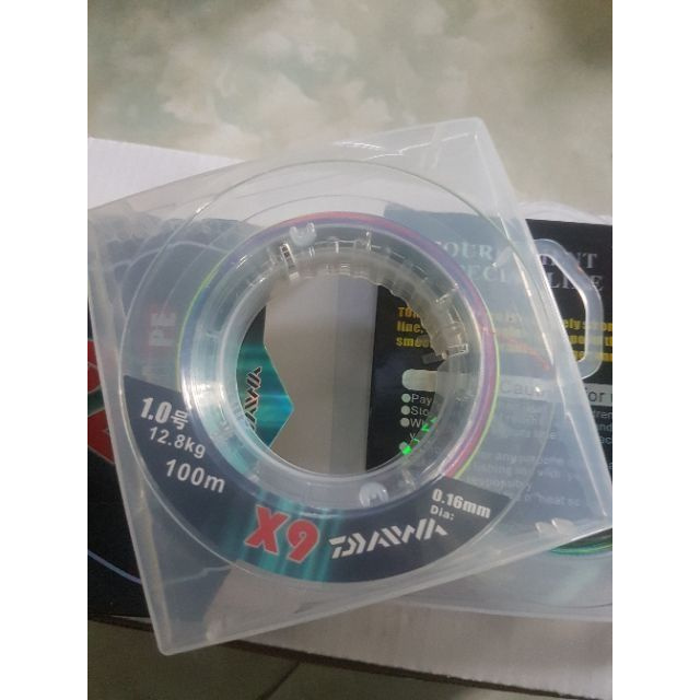 Dù x9 pe daiwa 7 màu hàng hót giá rẻ