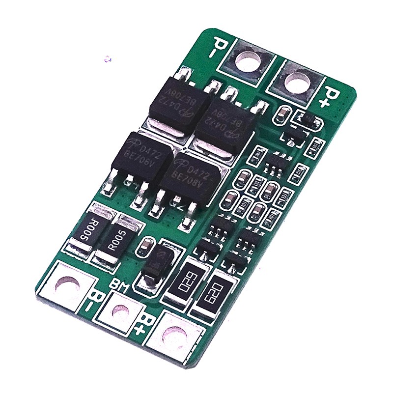 2S 10A 6.4V Lithium sắt Phosphate 7.4V Bảng bảo vệ pin Lithium 8.4V với Bảo vệ quá tải cân bằng